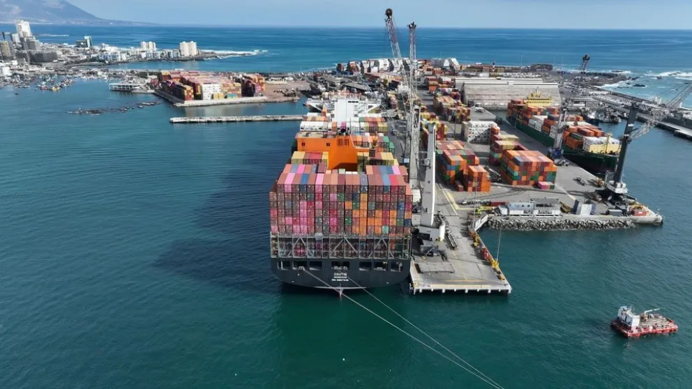 Una carga en el puerto de Iquique. Foto: Iquique Terminal Internacional (ITI).