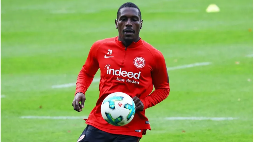 Andersson Ordóñez cuando militaba en el Eintracht Frankfurt de Alemania. Foto: Redes sociales.