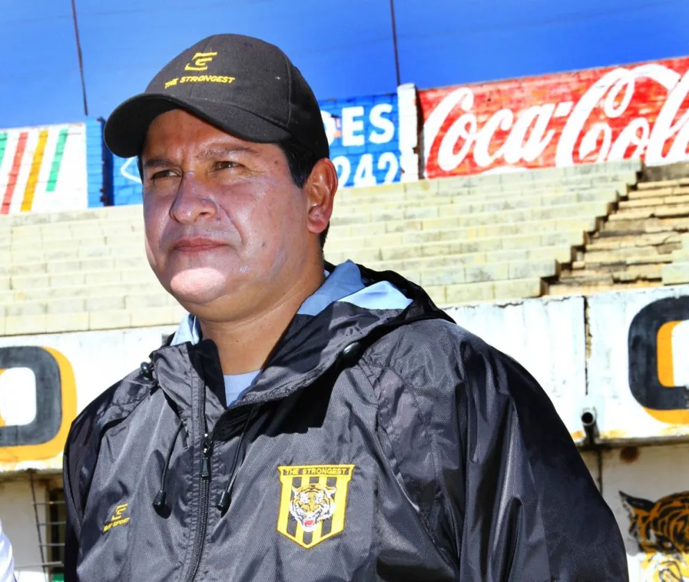 Eduardo Villegas antes de iniciar un entrenamiento en 2013. Foto: club The Strongest