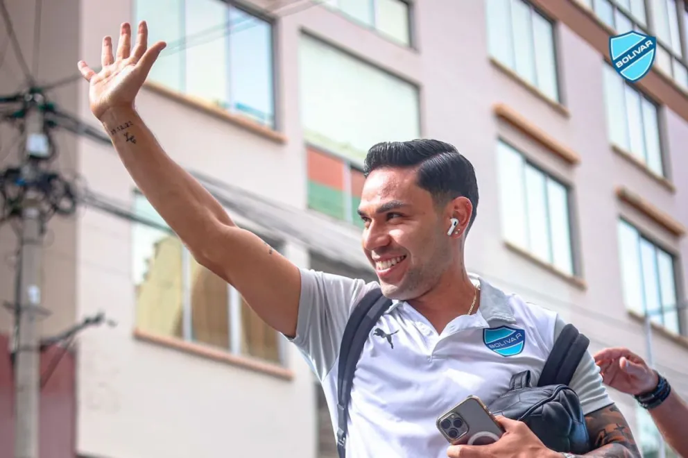 Algarañaz no jugará este domingo con Oriente por su lesión. Foto: Club Bolívar.