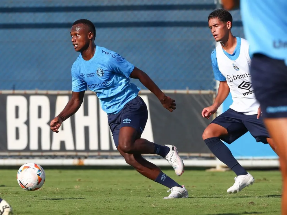 El entrenamiento de Gremio, el último antes de viajar a Bolivia. Foto: Gremio FBPA