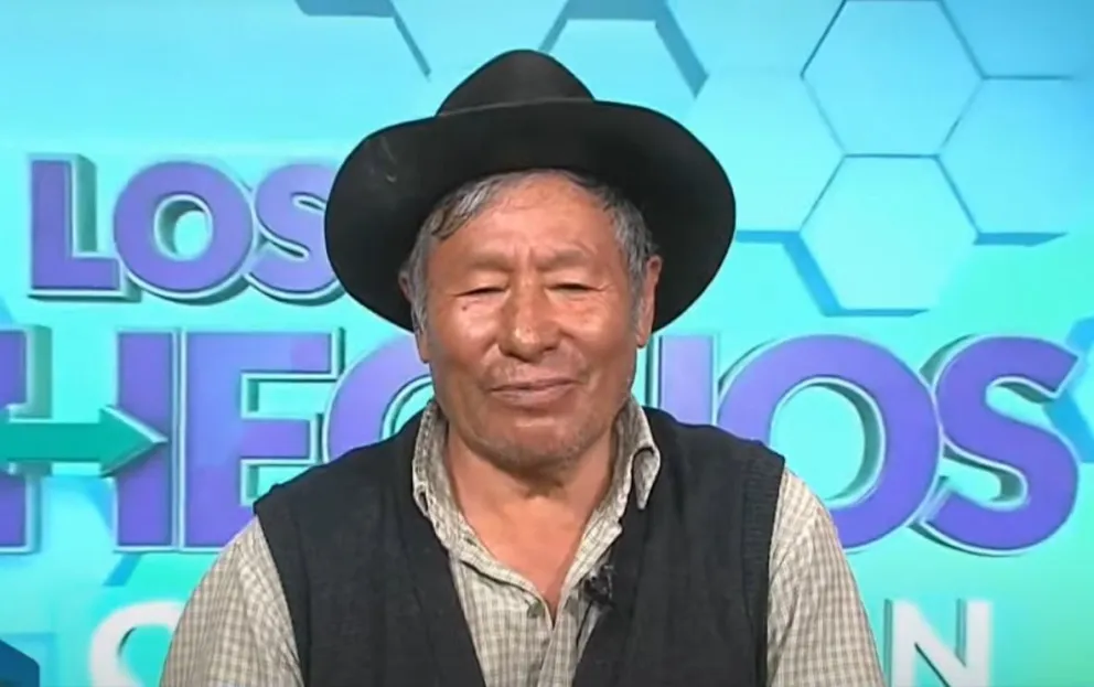 El fundador del Movimiento Al Socialismo (MAS), Román Loayza, en una entrevista con Bolivia TV. Foto: ABI