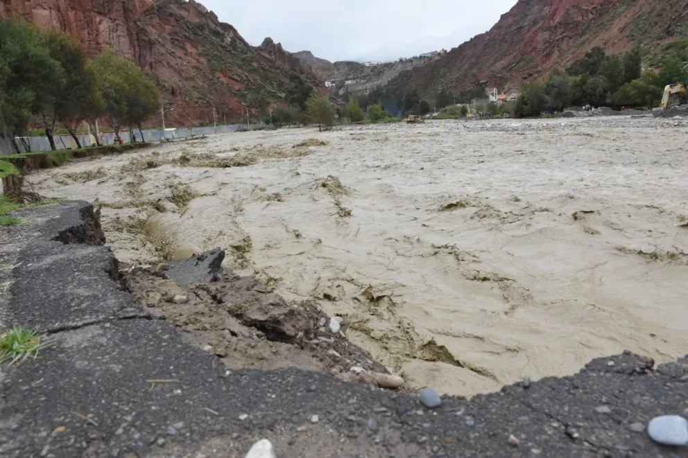 Las lluvias causaron graves daños en varias zonas de La Paz. Foto: APG