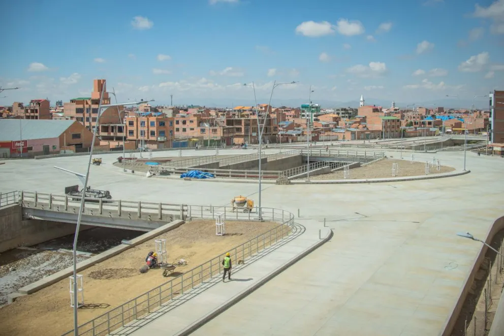 Obras ejecutadas por la Alcaldía de El Alto en 2023. Foto: Gobierno Autónomo Municipal de El Alto GAMEA. 