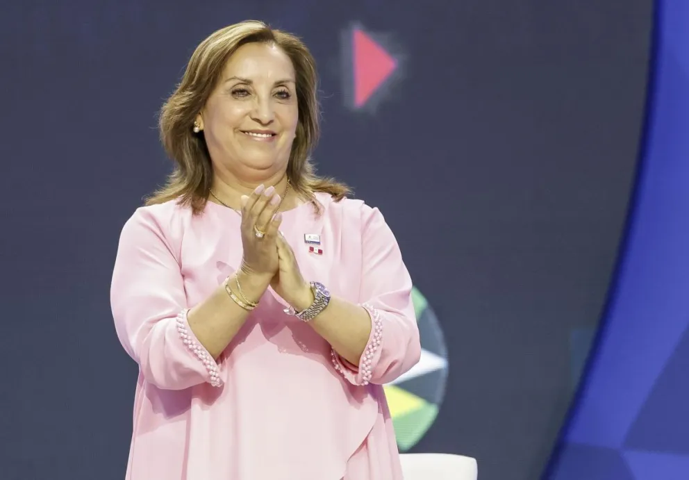 Foto de archivo de la presidenta de Perú, Dina Boluarte. Foto: EFE