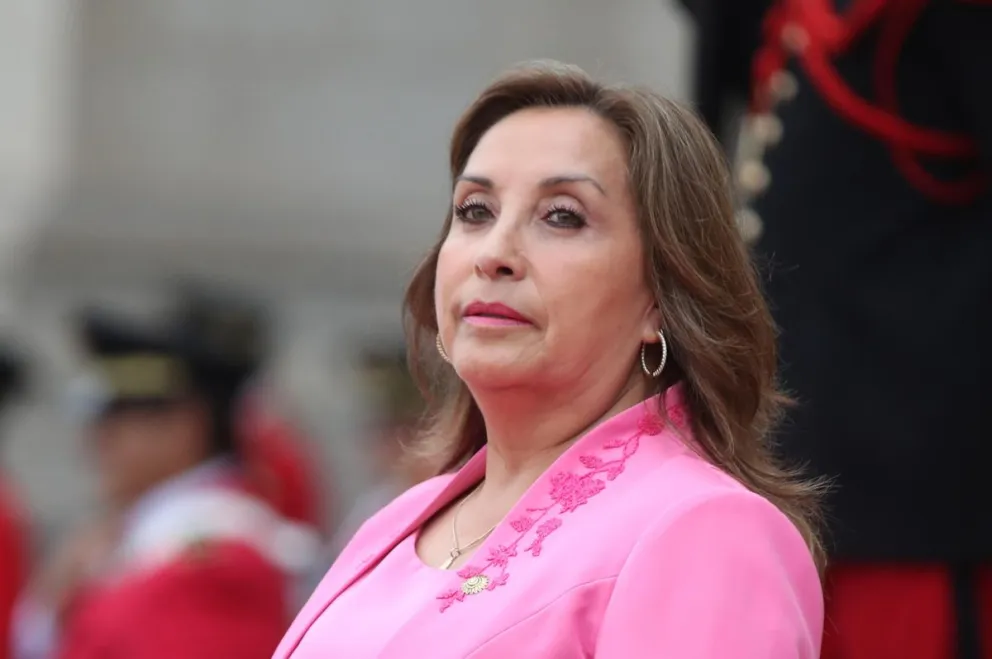 La presidenta de Perú, Dina Boluarte, en una fotografía de archivo. Foto: EFE