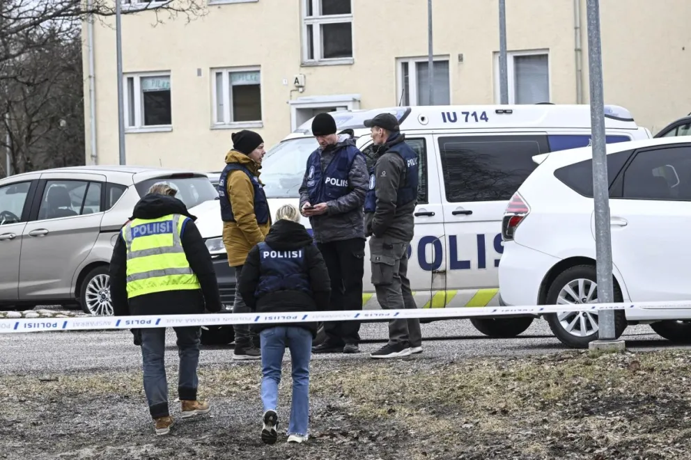 El colegio de educación primaria de Vantaa donde ocurrió el tiroteo. Foto: EFE/EPA/KIMMO