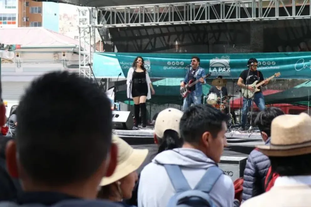 Un concierto en una de las ferias del año pasado. Foto: GAMLP