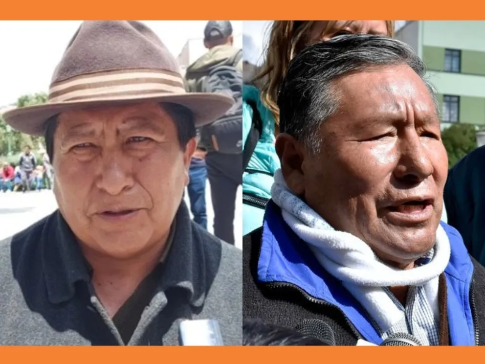 Rufo Calle y Román Loayza, dos de los fundadores del Movimiento Al Socialismo (MAS). Foto: Visión360