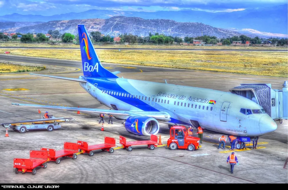 Una nave de la estatal Boa, empresa que registró un alto nivel de ejecución presupuestaria en 2023. Foto: Boa