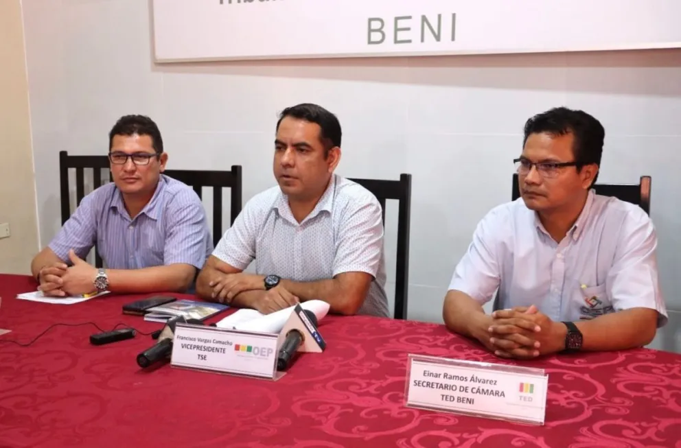 El vicepresidente del Tribunal Supremo Electoral, Francisco Vargas. Foto: TSE