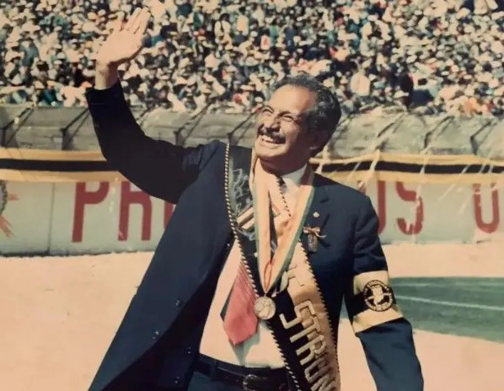 Don Rafael Mendoza Castellón, un símbolo de The Strongest. Foto: archivo digital