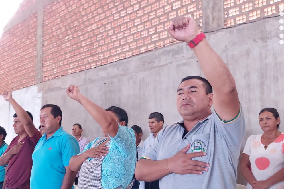 El alcalde de El Torno, Hedilberto Cuéllar, en un acto en el municipio. Foto: Gobierno Municipal de El Torno.