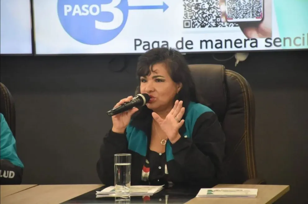 La directora de la Administración Tributaria Municipal, Noemí Lastra. Foto: AMUN
