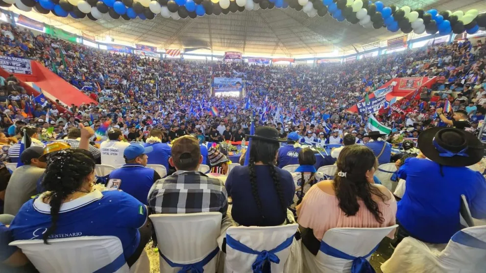 Imagen de un encuentro del MAS. Foto: MAS-IPSP