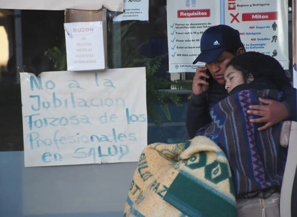 Hoy, los médicos iniciaron un paro movilizado nacional, de 72 horas. Foto: APG