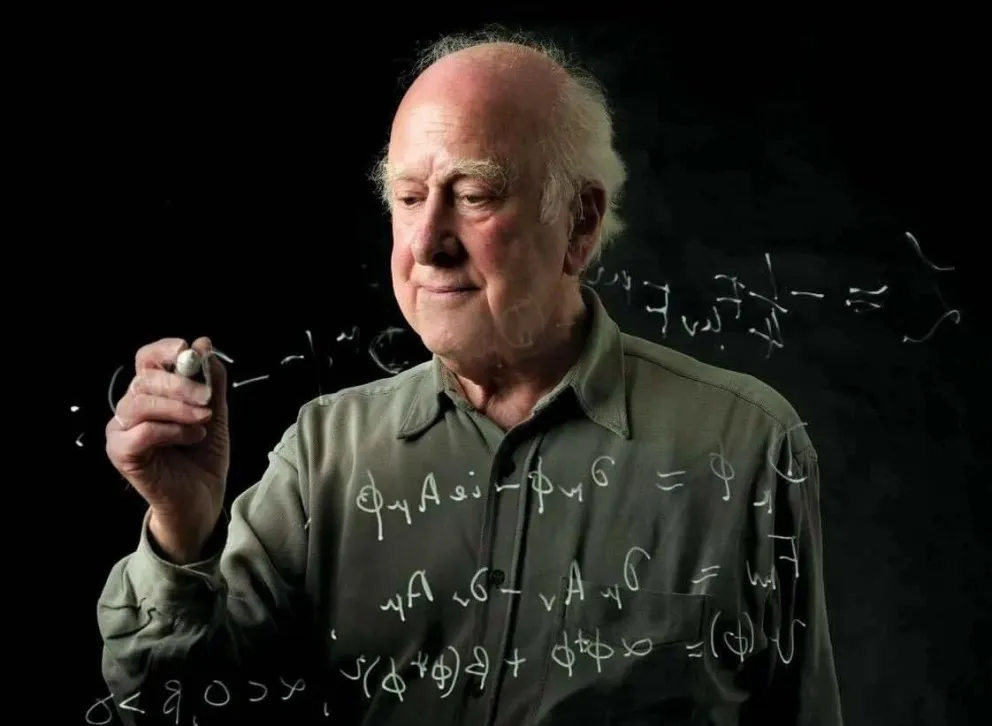 Peter Higgs en una imagen de archivo. Foto: @PhysInHistory