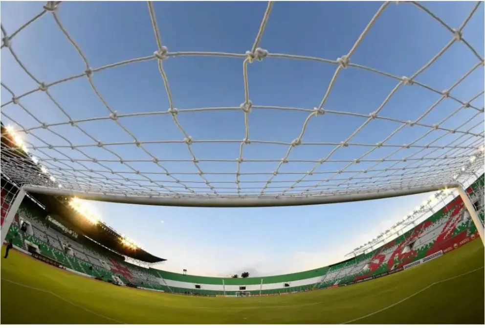 Una vista del estadio Tahuichi Aguilera de Santa Cruz. 