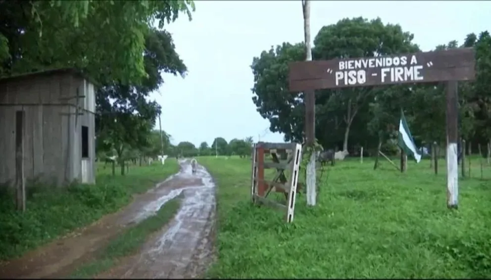 La comunidad Piso Firme. Foto: Red Uno