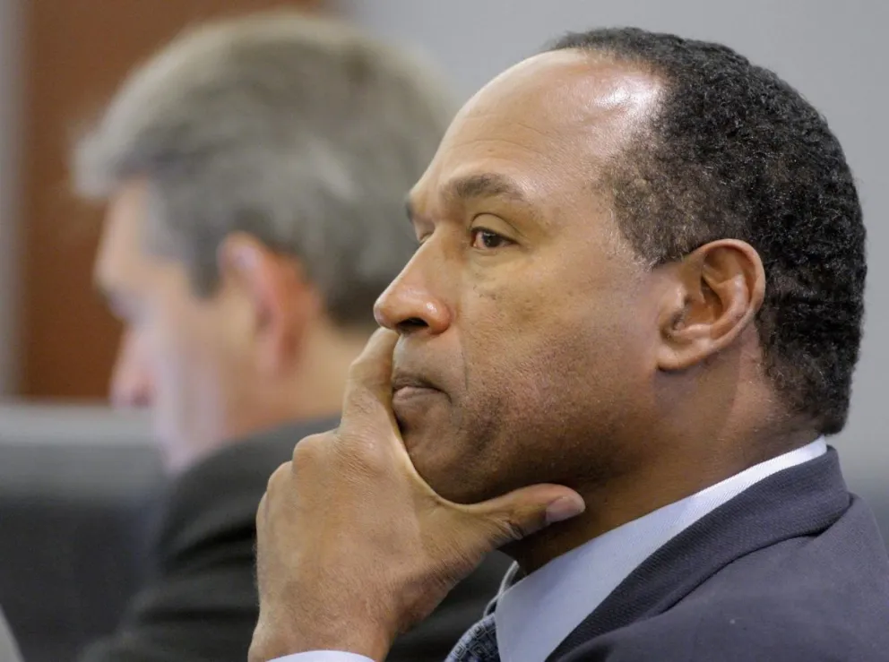 La estrella del fútbol americano O.J. Simpson, en una imagen de archivo. Foto: EFE