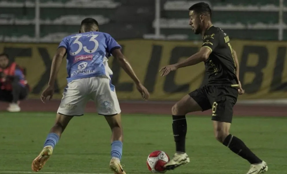 Incidencia de un partido entre The Strongest y San Antonio, ambos están clasificados para los cuartos de final del Apertura. Foto: APG