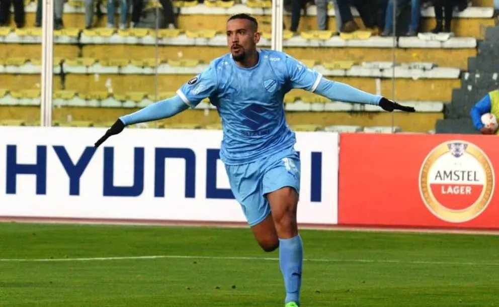 Francisco Da Costa celebra el segundo gol del encuentro que le ganó anoche a Millonarios. Foto: Andrés Rojas / Visión 360