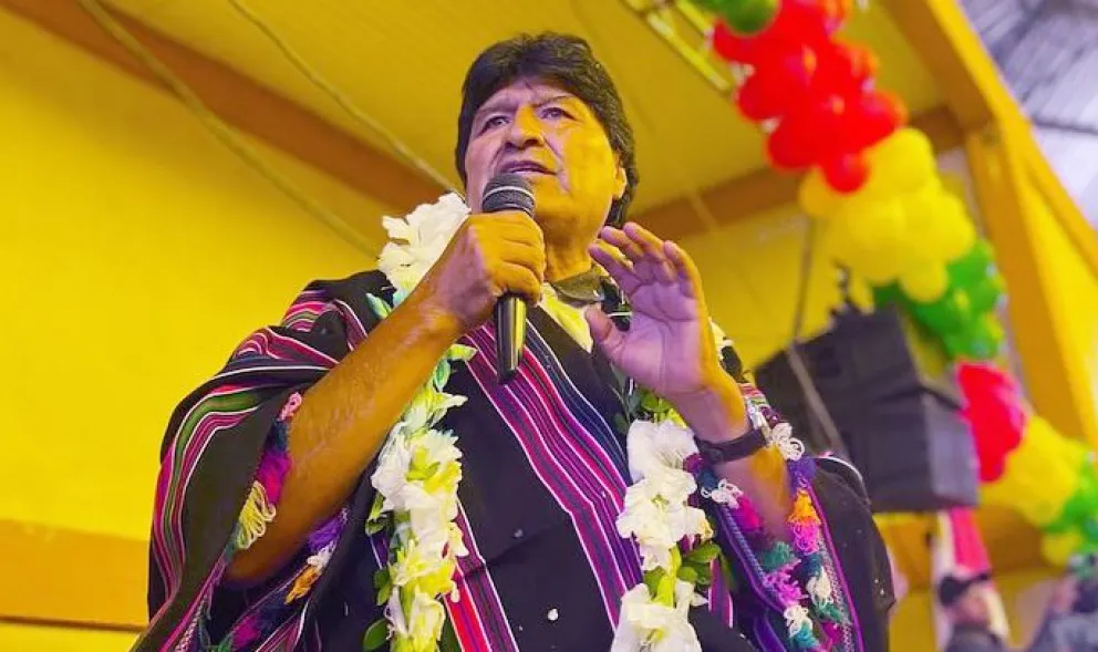 El expresidente Evo Morales en una fotografía de archivo. Fuente: MAS-IPSP