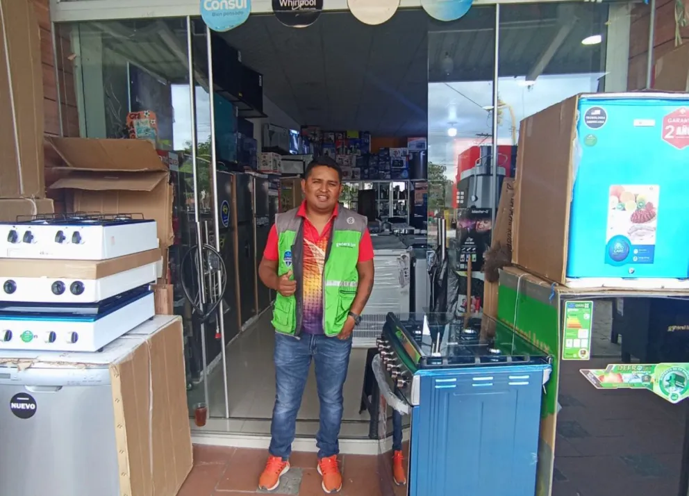 Uno de los clientes de Banco Ecofuturo en Tarija