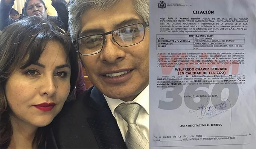 El exprocurador Wilfredo Chávez y su esposa, la jueza Vanessa Miramendy, citados como testigos por caso abierto contra el exsubprocurador Clemor. Foto: Facebook Wilfredo Chávez 