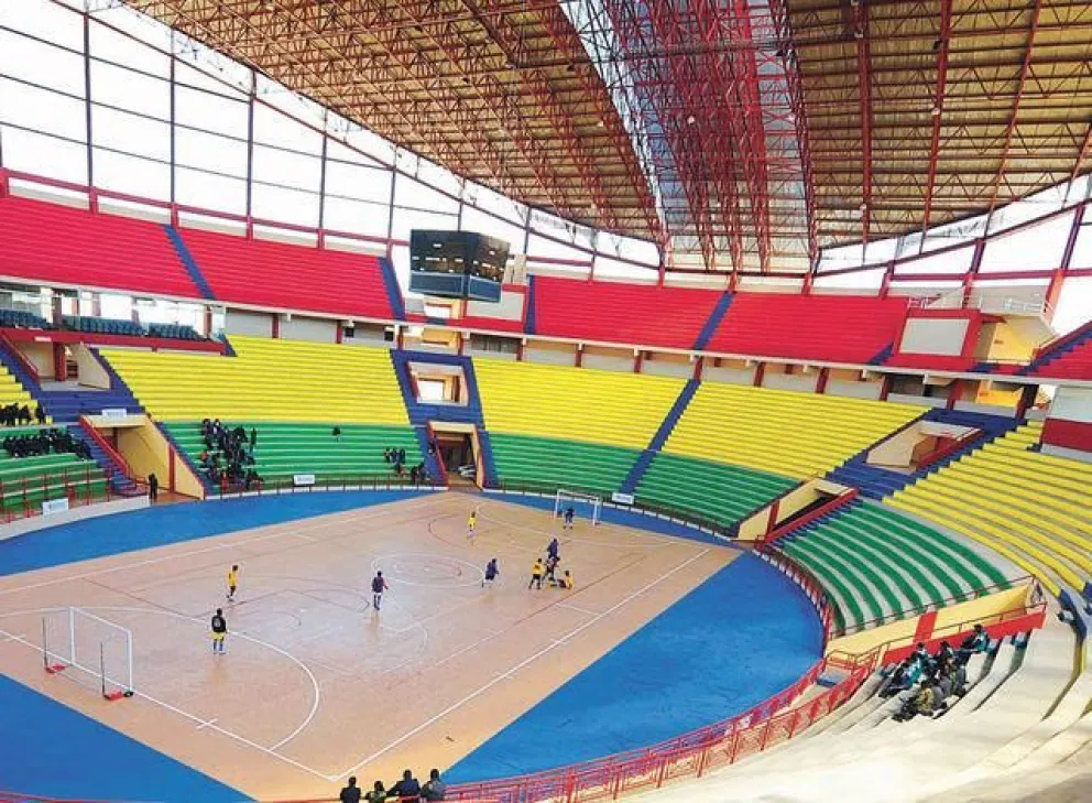 El Polideportivo Héroes de octubre, propuesto para la Copa Libertadores de Futsal. 