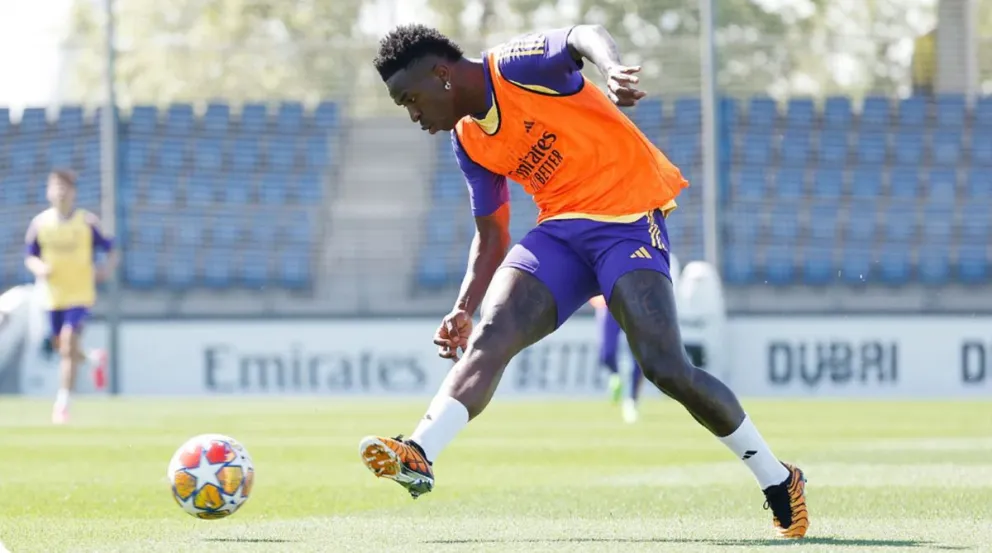 Vinicius Junior, una de las cartas de gol del Real Madrid. Foto EFE