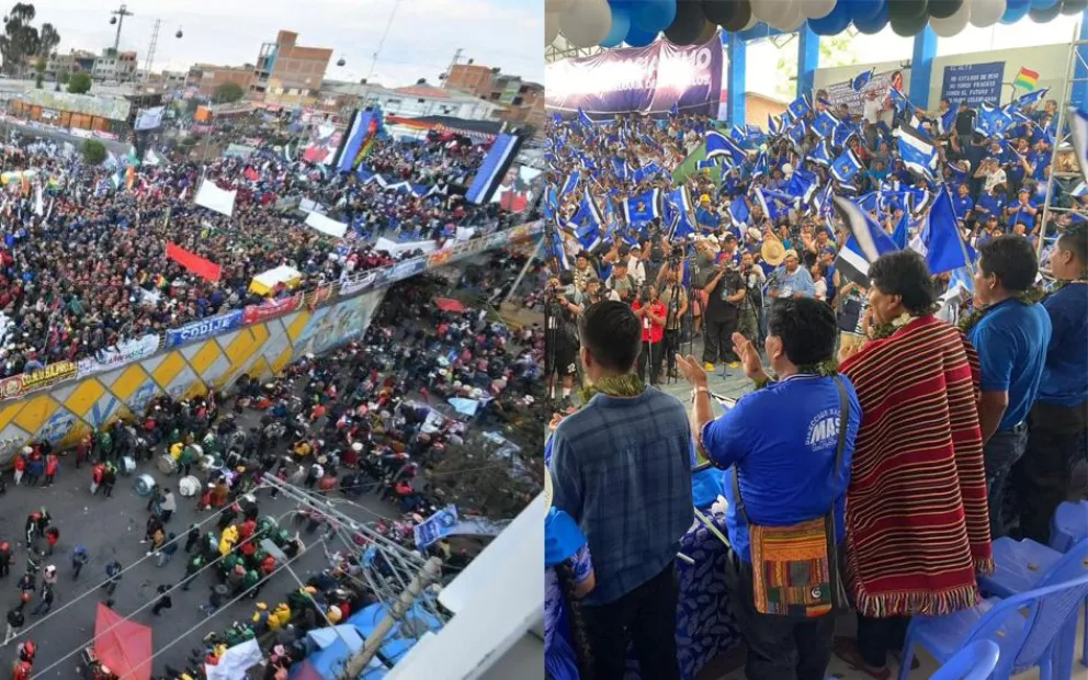 Congresos anteriores que organizaron el arcismo y el evismo. Foto: Composición