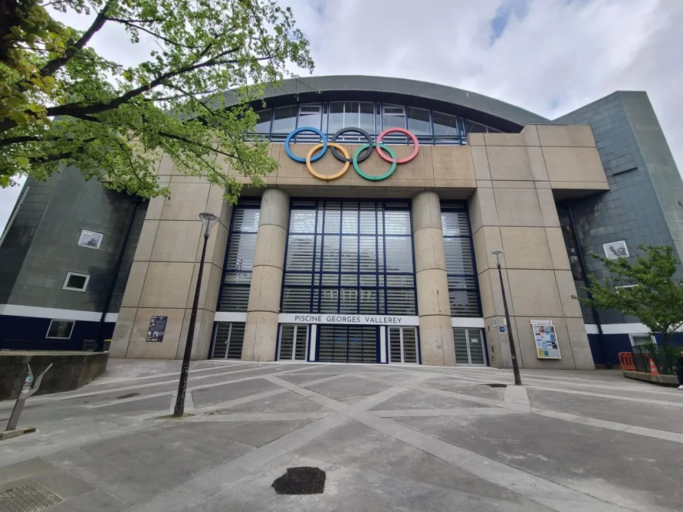 La imagen de la piscina olímpica Georges Vallerey de París, Francia, donde se disputaron competiciones durante los Juegos Olímpicos de París 1924. Foto: EFE