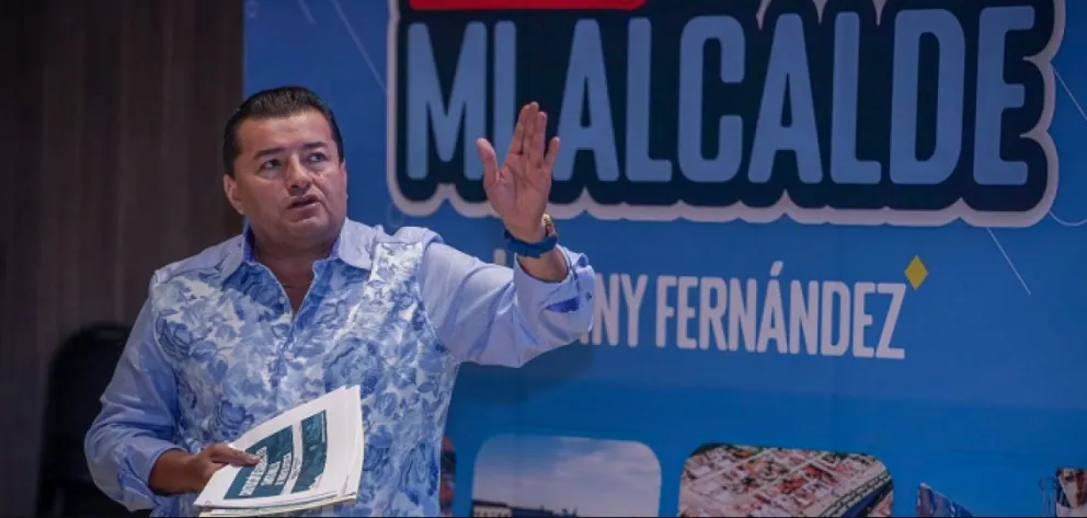 El alcalde de Santa Cruz de la Sierra, Jhonny Fernández. Foto: Unitel