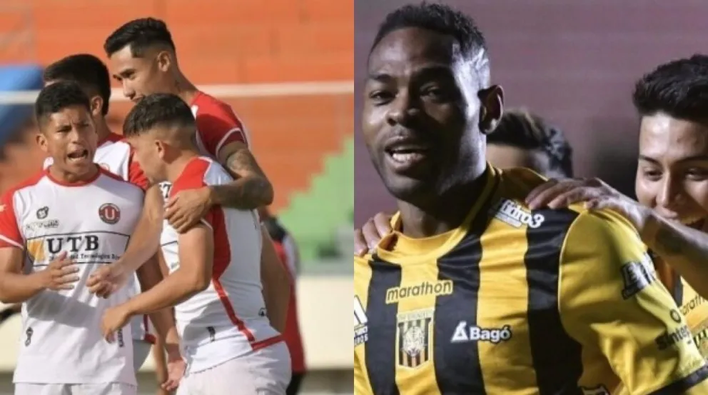 Las celebraciones de FC Universitario y The Strongest, los primeros semifinalistas del primer torneo. Fotos: APG