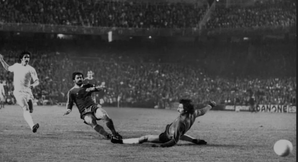 El primer enfrentamiento que tuvieron en 1976. Foto: Bayern de Múnich.