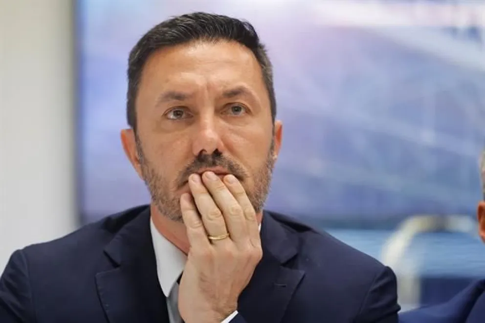 El ministro argentino de Defensa, Luis Petri, en una fotografía de archivo. Fotos: EFE/ Juan Ignacio Roncoroni