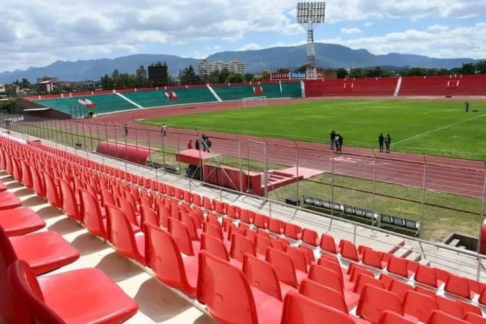 El estadio Cuarto Centenario volverá a ser internacional. Foto La Voz de Tarija