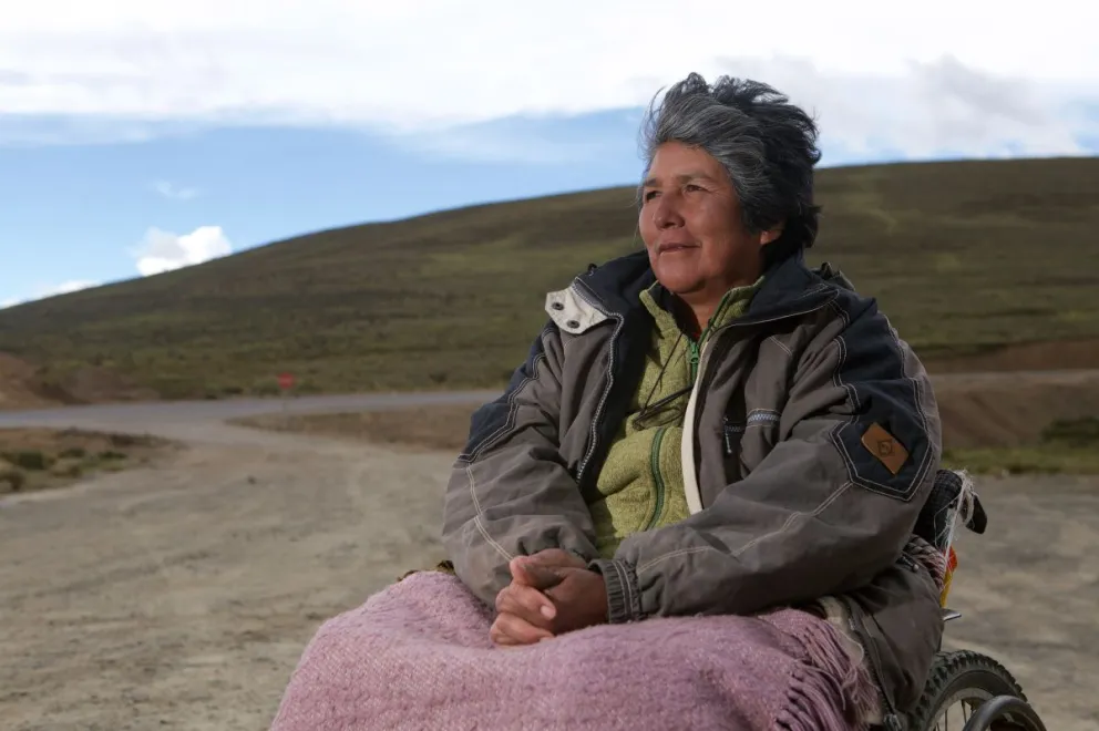 Rosemary Guarita en una escena del documental La Lucha      FOTO: Violeta Ayala