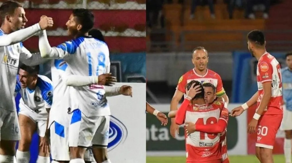 San Antonio e Independiente celebraron su llegada a semifinales este jueves. Fotos: APG.