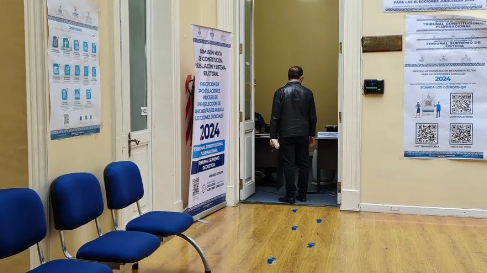 Anuncian que reanudarán la preselección de postulantes a magistrados en el Legislativo, pese a los amparos constitucionales. Foto: Cámara de Senadores