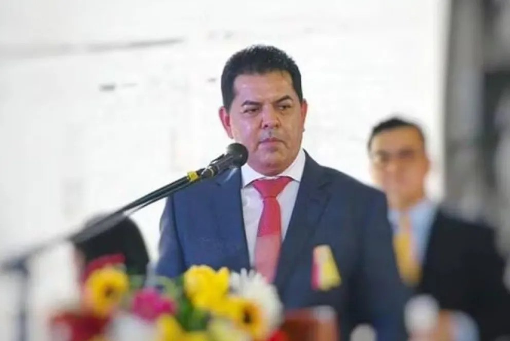 Jorge Maldonado, alcalde de Portovelo. Foto: El Universal / Tomada de RRSS de Maldonado.