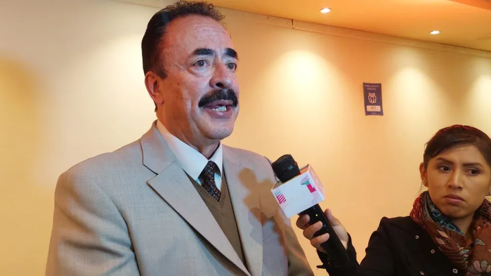 El presidente de la Federación de Empresarios Privados de la Paz, Jaime Ascarrunz. Foto: ABI