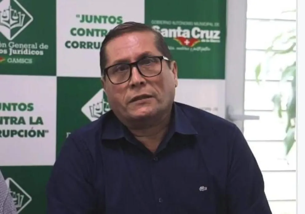 Tapia fue director general de asuntos jurídicos de la Alcaldía de Santa Cruz. Foto: Enrique Tejerina Periodista (Facebook)