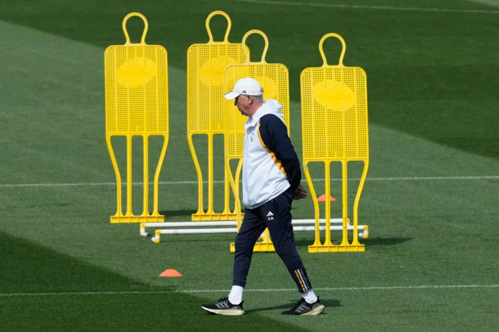 Carlo Ancelotti, entrenador del Real Madrid que disfruta su presente. Foto EFE