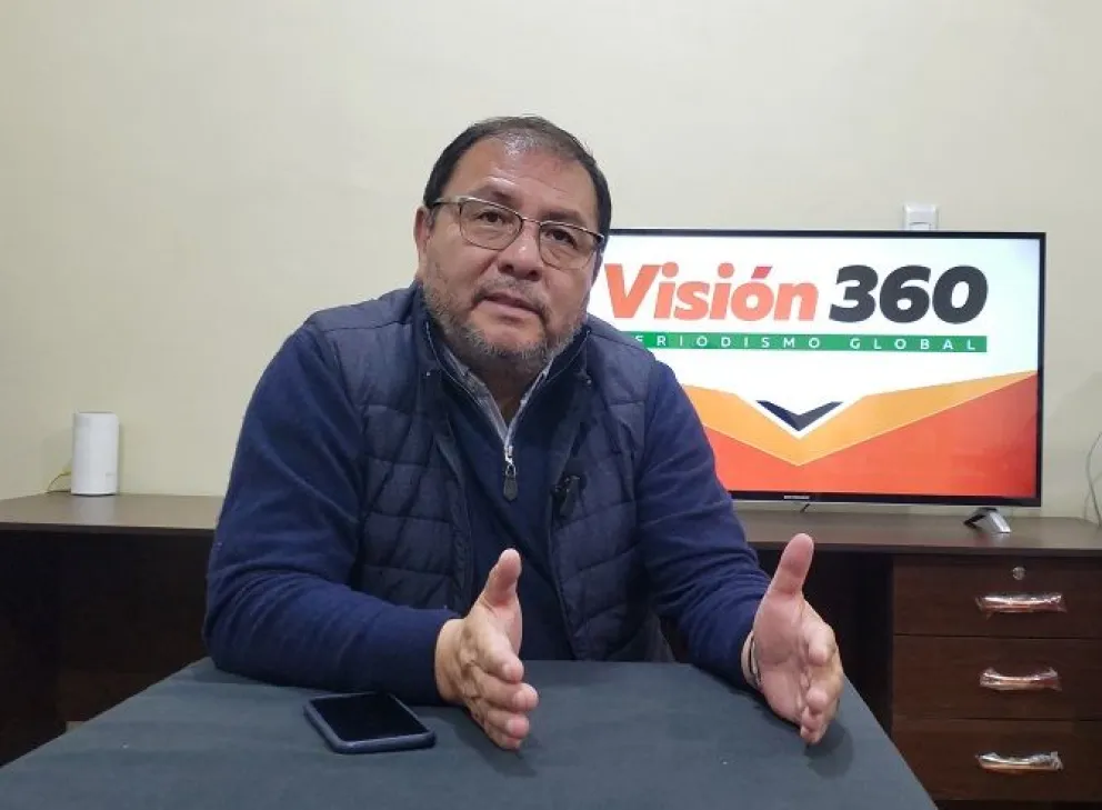 El exministro de Medio Ambiente, José Zamora, en entrevista con Visión 360. Foto: Carlos Quisbert