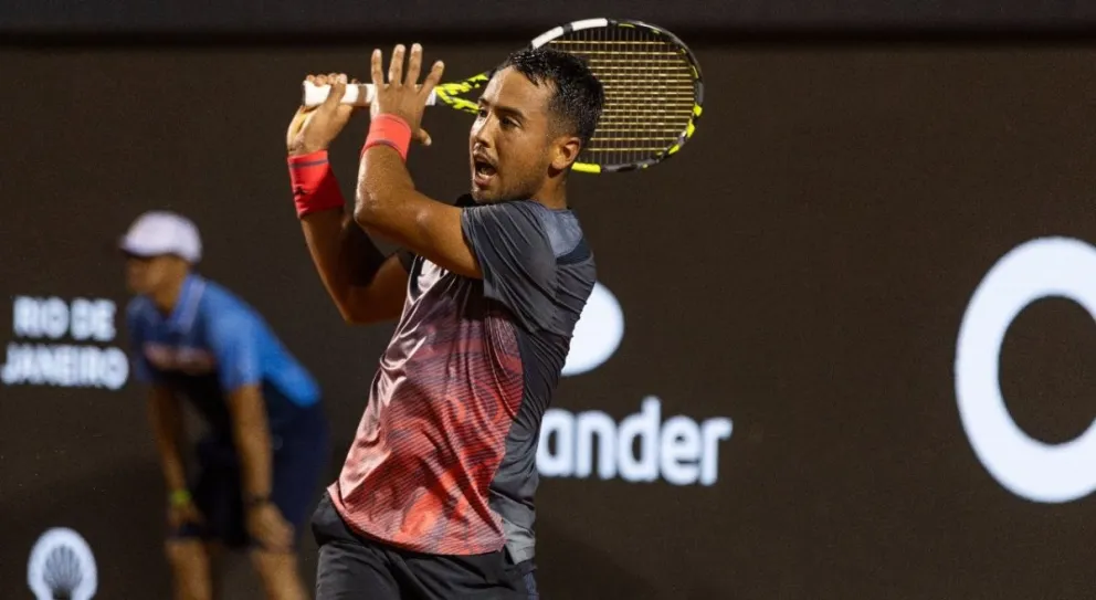 Dellien durante un torneo anterior. Foto: Río Open.