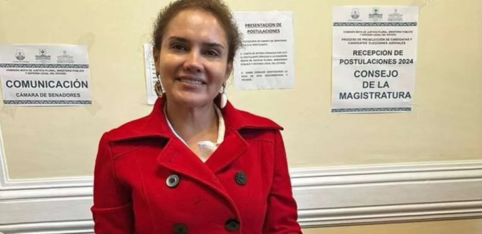 Margarita Medrano, candidata al órgano judicial. Foto: Senado de Bolivia