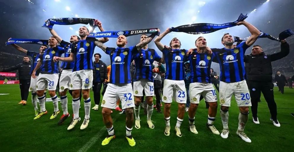 El Inter de Milán es campeón del fútbol italiano por anticipado. Foto: Inter Milan
