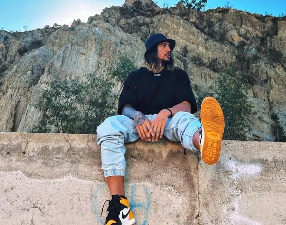 El brasileño durante un paseo que realizó por la zona sur de La Paz. Foto: Instagram Da Costa